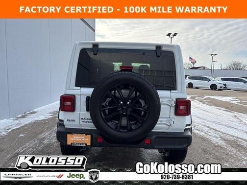 Bright White Clearcoat 2025 Jeep Wrangler 4xe Sahara