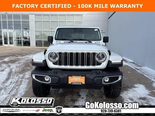 Bright White Clearcoat 2025 Jeep Wrangler 4xe Sahara