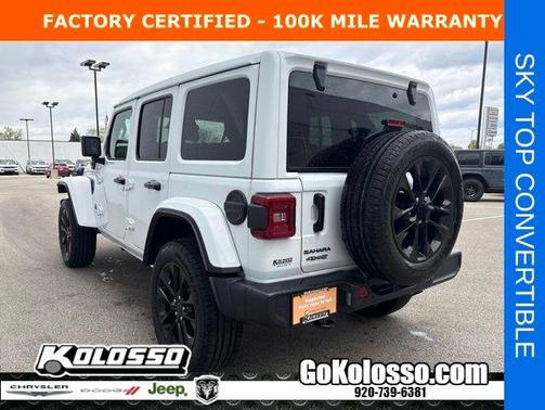 Bright White Clearcoat 2025 Jeep Wrangler 4xe Sahara