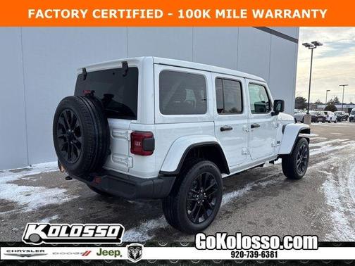 Bright White Clearcoat 2025 Jeep Wrangler 4xe Sahara