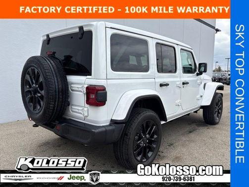 Bright White Clearcoat 2025 Jeep Wrangler 4xe Sahara