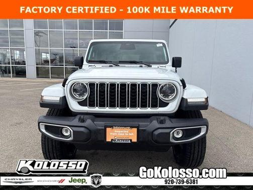 Bright White Clearcoat 2025 Jeep Wrangler 4xe Sahara