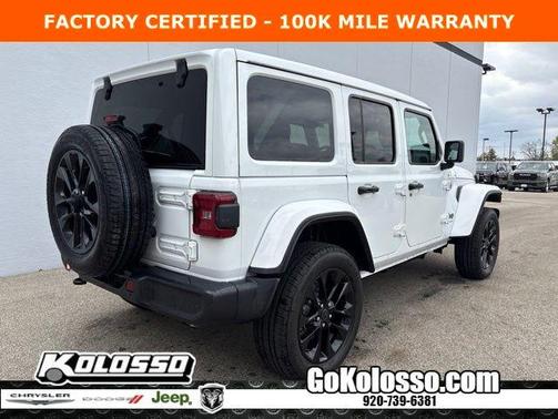 Bright White Clearcoat 2025 Jeep Wrangler 4xe Sahara