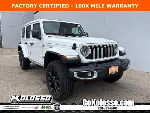 Bright White Clearcoat 2025 Jeep Wrangler 4xe Sahara