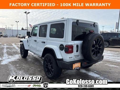 Bright White Clearcoat 2025 Jeep Wrangler 4xe Sahara