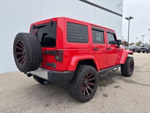 Firecracker Red 2015 Jeep Wrangler Unlimited Sahara