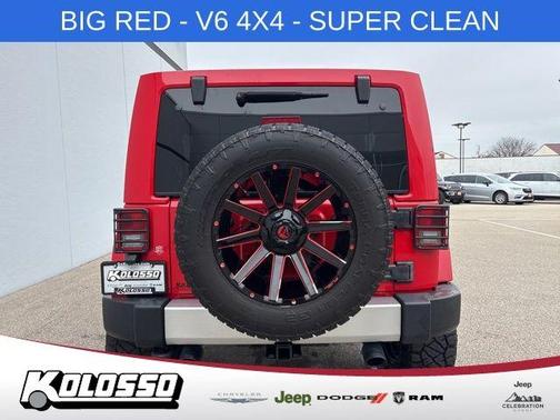 Firecracker Red 2015 Jeep Wrangler Unlimited Sahara