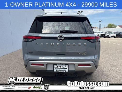 Boulder Gray Pearl 2023 Nissan Pathfinder Platinum