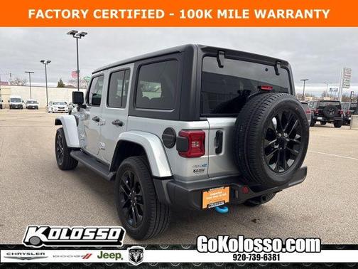 Silver Zynith Clearcoat 2023 Jeep Wrangler 4xe Sahara