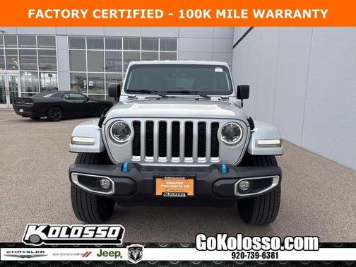 Silver Zynith Clearcoat 2023 Jeep Wrangler 4xe Sahara