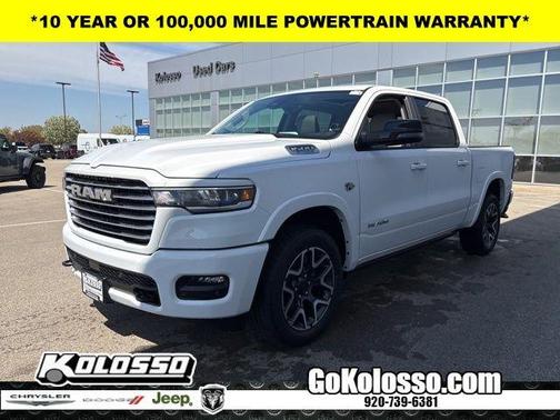 Bright White Clearcoat 2026 RAM 1500 Laramie