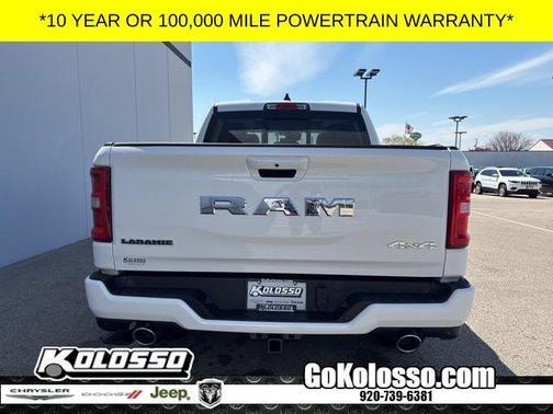 Bright White Clearcoat 2026 RAM 1500 Laramie