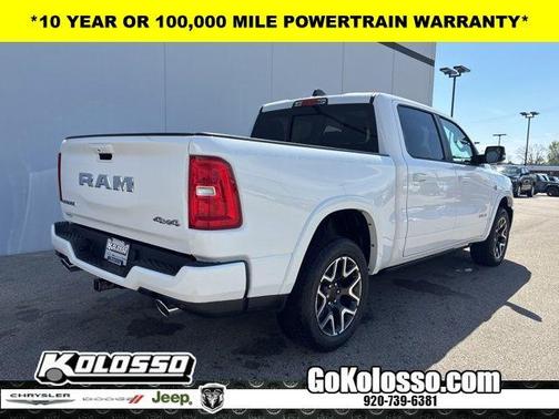 Bright White Clearcoat 2026 RAM 1500 Laramie
