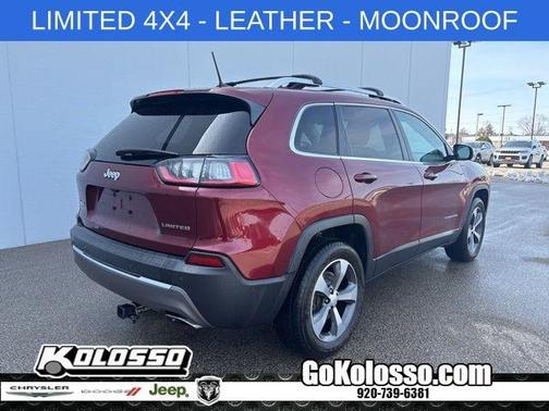 Velvet Red Pearlcoat 2019 Jeep Cherokee Limited