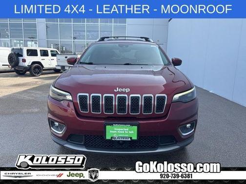 Velvet Red Pearlcoat 2019 Jeep Cherokee Limited