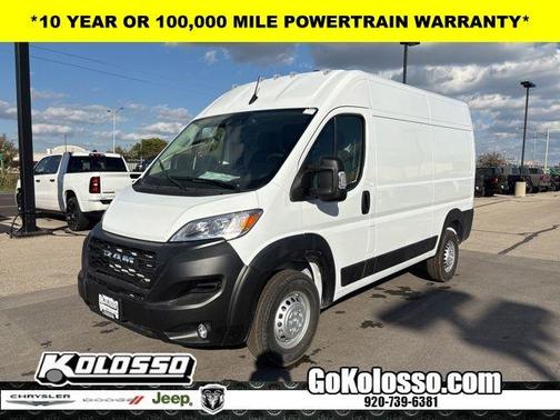 Bright White Clearcoat 2026 RAM ProMaster 2500 High Roof