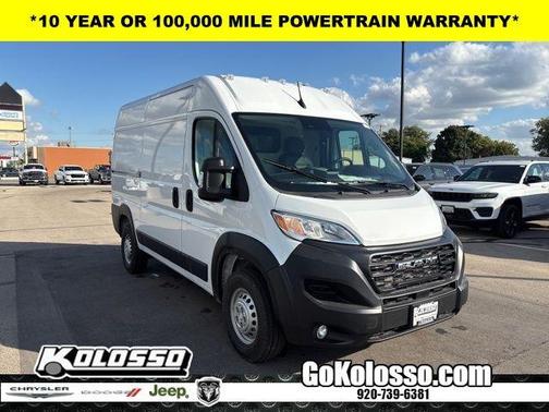 Bright White Clearcoat 2026 RAM ProMaster 2500 High Roof