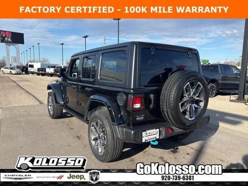 Black Clearcoat 2024 Jeep Wrangler 4xe Sport