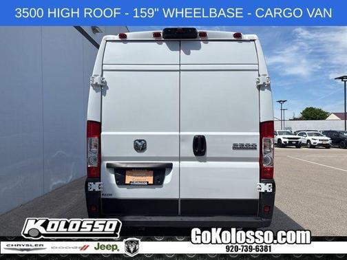 Bright White Clearcoat 2025 RAM ProMaster 3500 High Roof