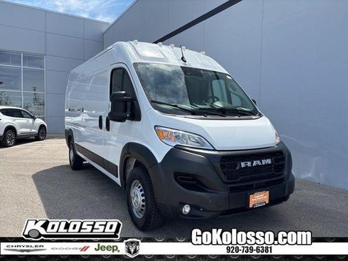 Bright White Clearcoat 2025 RAM ProMaster 3500 High Roof