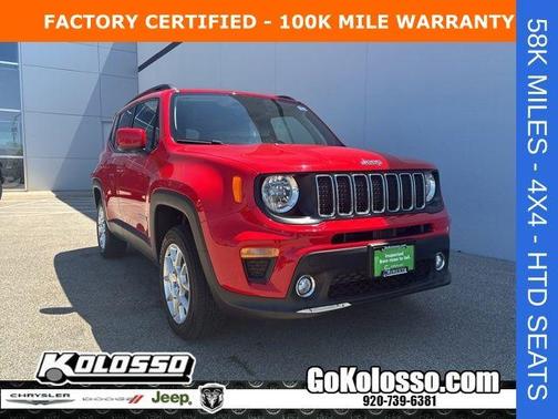 Colorado Red Clearcoat 2020 Jeep Renegade Latitude