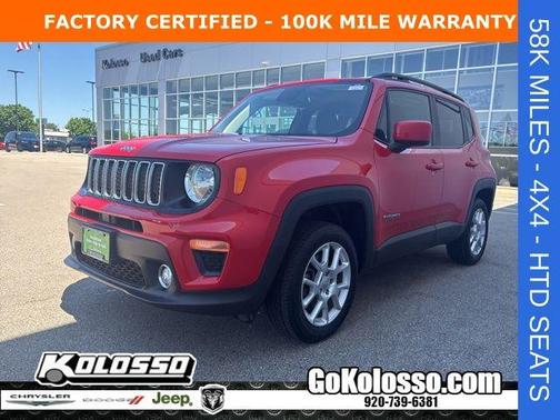 Colorado Red Clearcoat 2020 Jeep Renegade Latitude