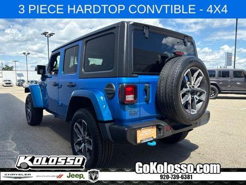 Hydro Blue Pearl 2024 Jeep Wrangler 4xe Sport