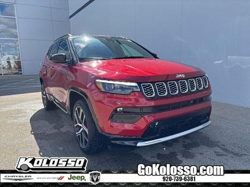 Red 2025 Jeep Compass Limited