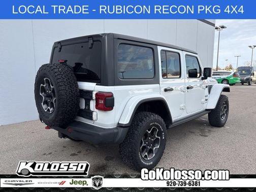 Bright White Clearcoat 2020 Jeep Wrangler Unlimited Rubicon