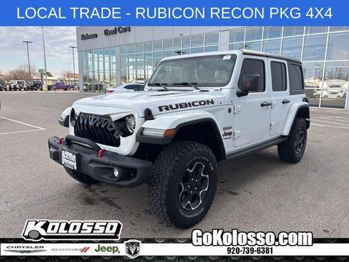 Bright White Clearcoat 2020 Jeep Wrangler Unlimited Rubicon