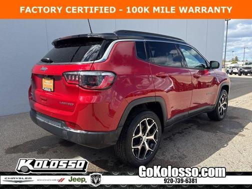 Red 2024 Jeep Compass Limited
