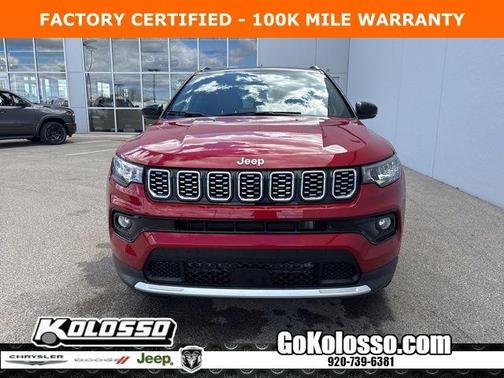 Red 2024 Jeep Compass Limited