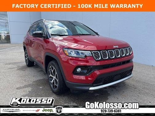 Red 2024 Jeep Compass Limited