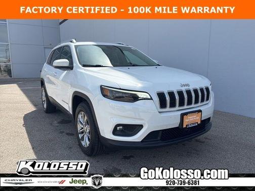 Bright White Clearcoat 2021 Jeep Cherokee Latitude Lux