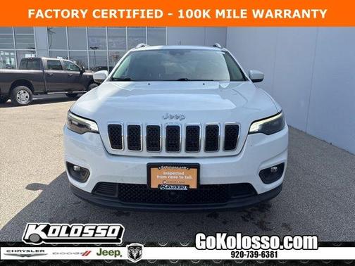 Bright White Clearcoat 2021 Jeep Cherokee Latitude Lux