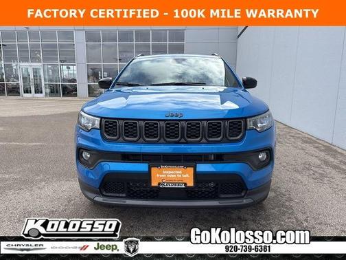 Hydro Blue Pearlcoat 2025 Jeep Compass Latitude