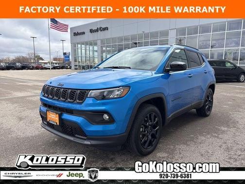 Hydro Blue Pearlcoat 2025 Jeep Compass Latitude