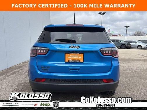 Hydro Blue Pearlcoat 2025 Jeep Compass Latitude