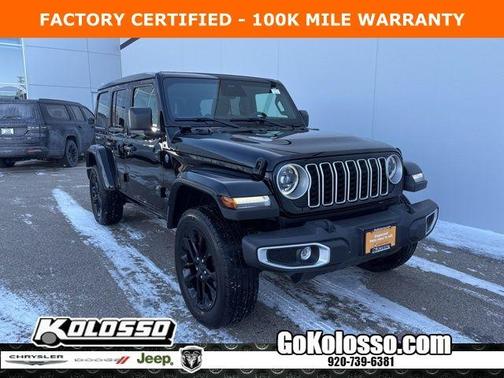 Black Clearcoat 2025 Jeep Wrangler 4xe Sahara