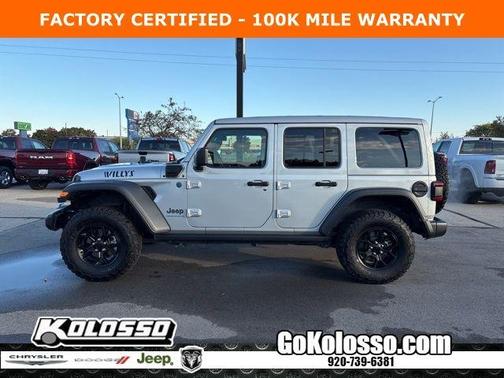 Silver Zynith Clearcoat 2024 Jeep Wrangler 4xe Sport