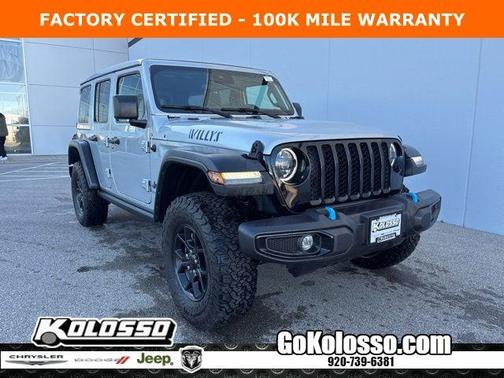 Silver Zynith Clearcoat 2024 Jeep Wrangler 4xe Sport