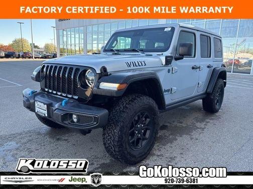Silver Zynith Clearcoat 2024 Jeep Wrangler 4xe Sport