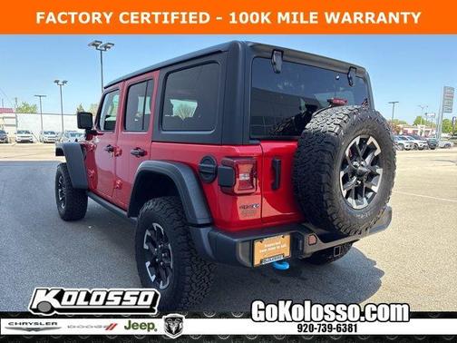 Firecracker Red Clearcoat 2025 Jeep Wrangler 4xe Rubicon