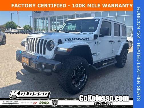Bright White Clearcoat 2022 Jeep Wrangler Unlimited 4xe Rubicon