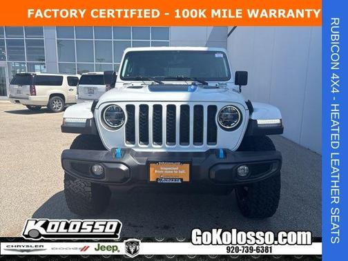 Bright White Clearcoat 2022 Jeep Wrangler Unlimited 4xe Rubicon