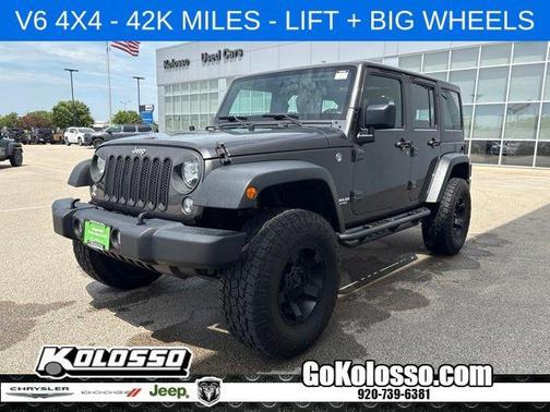 Granite Crystal Clearcoat Metallic 2017 Jeep Wrangler Unlimited Sport