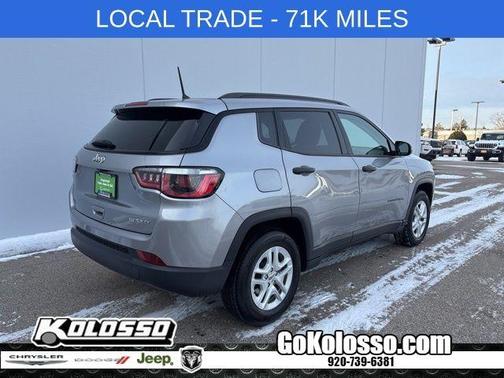 Billet Silver Metallic Clearcoat 2017 Jeep Compass Sport