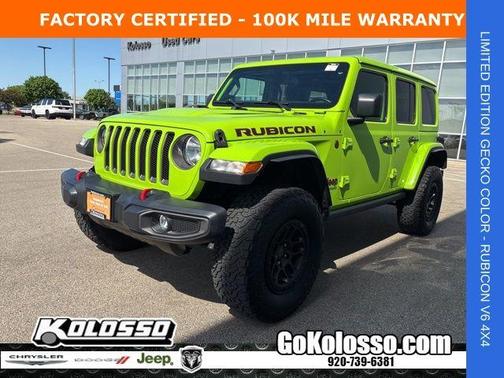 Limited Edition Gecko Clear 2021 Jeep Wrangler Unlimited Rubicon
