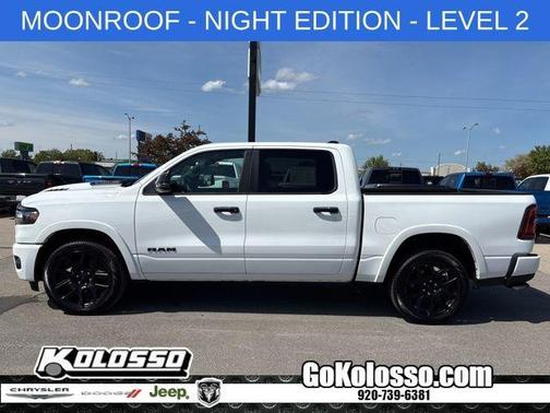 Bright White Clearcoat 2025 RAM 1500 Laramie