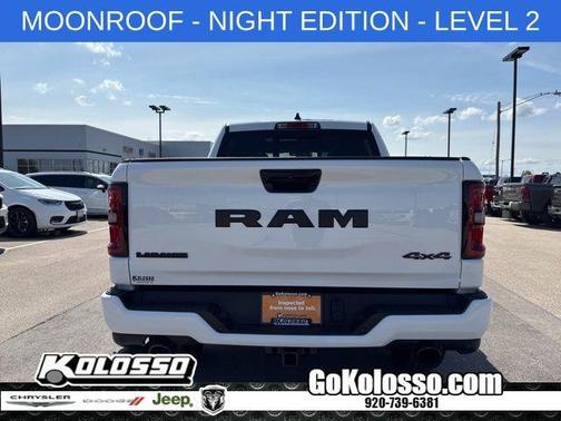 Bright White Clearcoat 2025 RAM 1500 Laramie